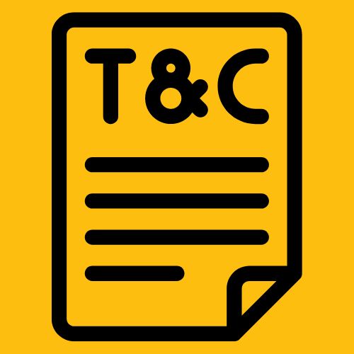 Abstract photo of terms and conditions