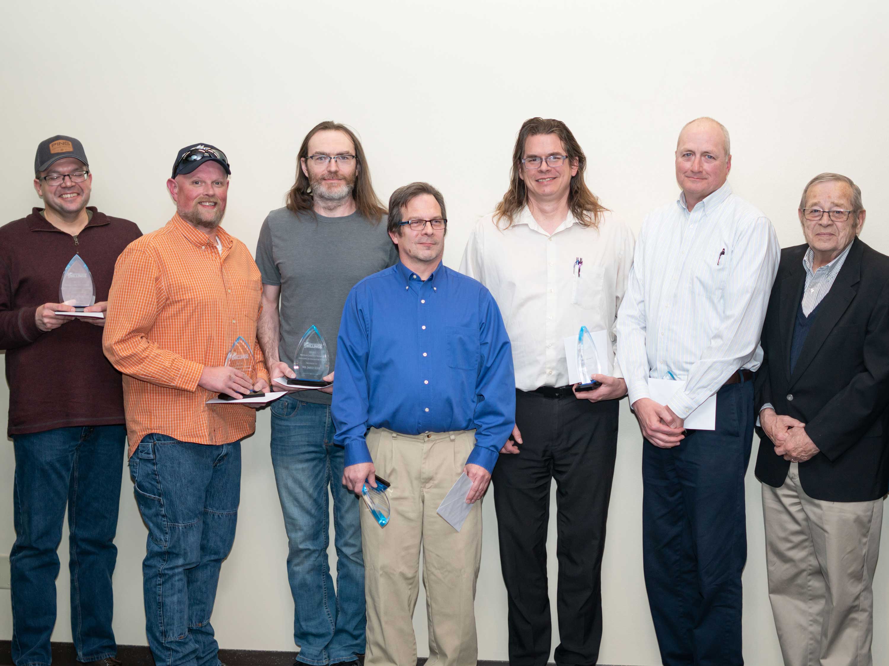 Brian Mackey, Chad Flohr, Jared Kerr, Rob Massee, Daniel Willems, Carl Castles, Dick Cox