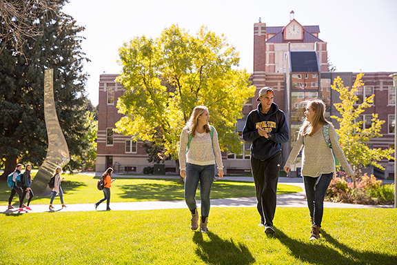 Students Walking