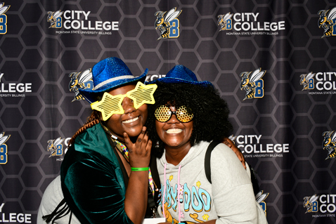 Students taking a selfie