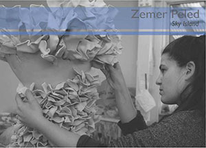 Zemer Peled exhibition postcard