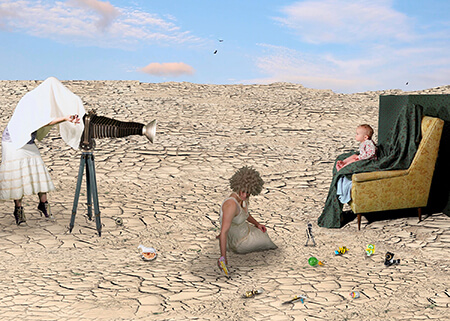 Keeara Rhoades, Redshift Waves, Arcade Gaze, & Other Things, 3-channel video panorama, 2019. ©Keeara Rhoades.