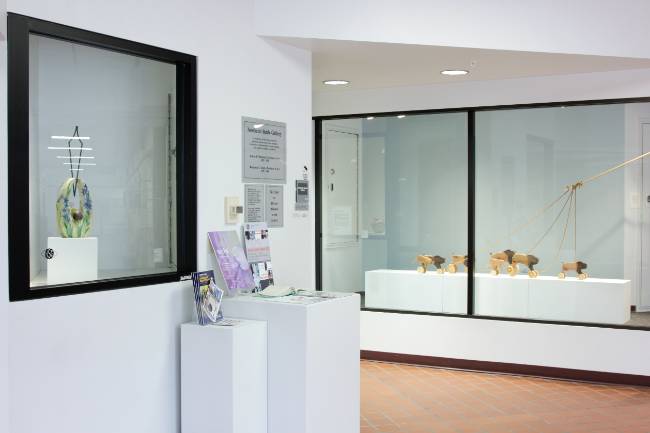 another view of the entrance of the northcutt steele gallery