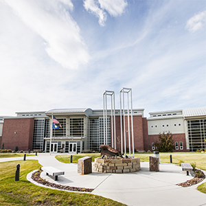 a City College students paints the fire truck