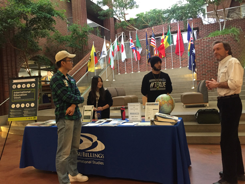 International students during International Education Week