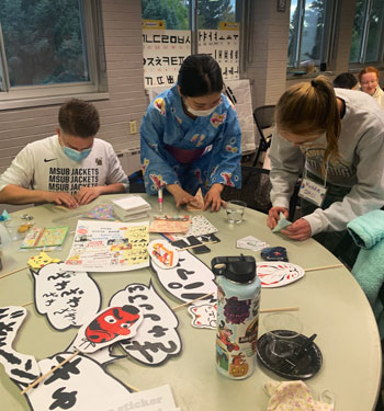 MSUB Students at East Asia Language Workshop