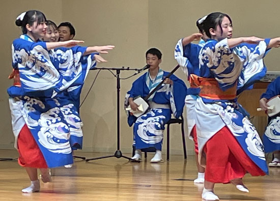 Japanese dancers at the 2023 Japan Festival - MSUB