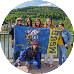 MSUB students and faculty in Germany