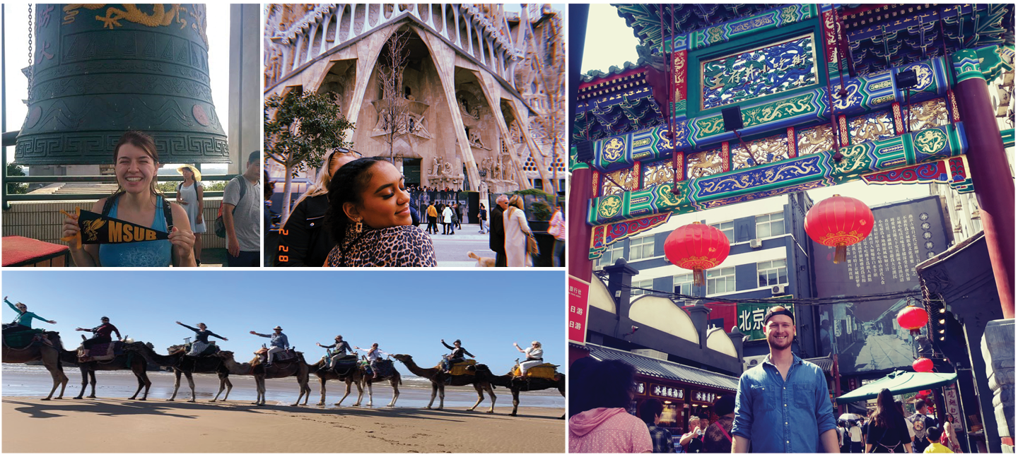 MSUB study abroad students/programs