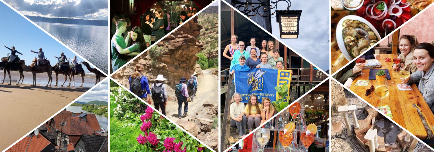 MSUB Abroad photos, Peru, Macedonia lake, Morocco, Germany, Spain