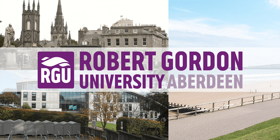 Aberdeen Scotland photos, RGU logo