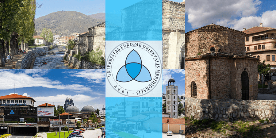 SEEU Logo and Macedonia photos