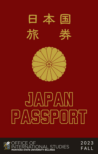 Japan Semester Passport Cover