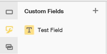 A new custom field has been created