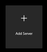 Add Server button