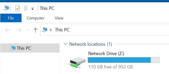 Horizon Network Drive