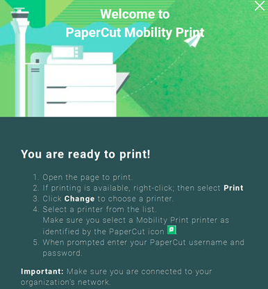Follow the instructions on how to print