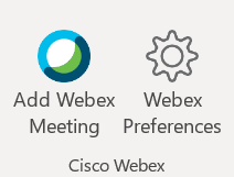 Add Webex Meeting