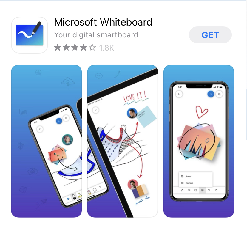 Whiteboard for IOS
