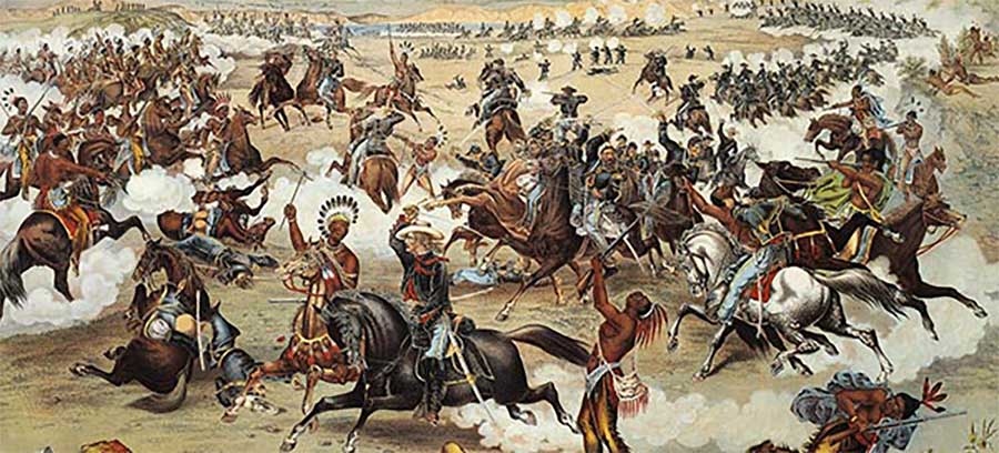 Custer battlefield artwork