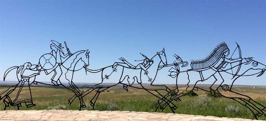 The Battle of the Little Bighorn memorial
