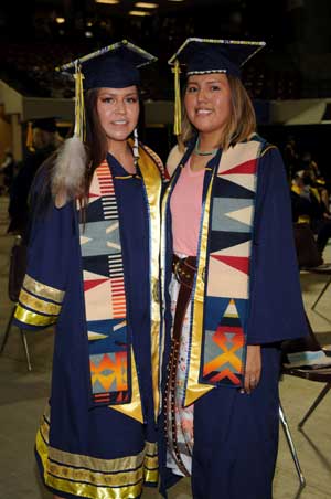 MSUB graduate at commencement