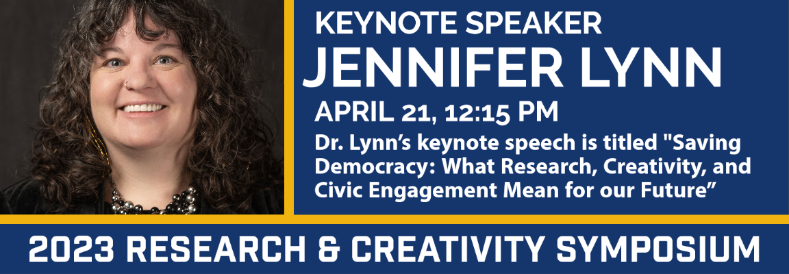 Jennifer Lynn, April 21 at 12:15 PM, to deliver keynote