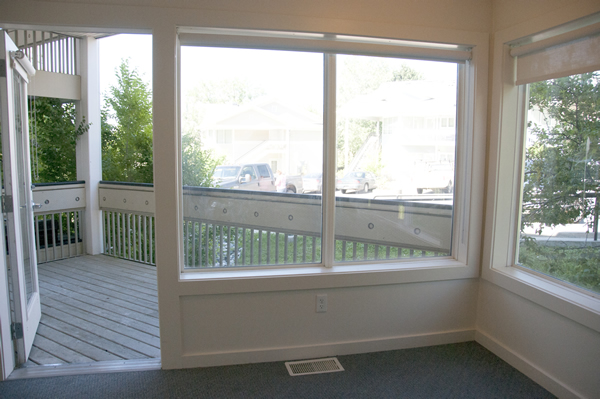 Deck view from inside