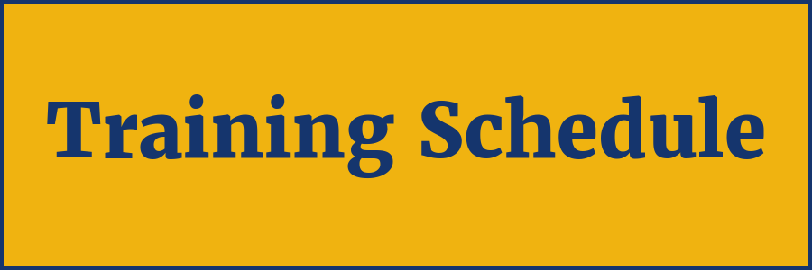 Training Schedule