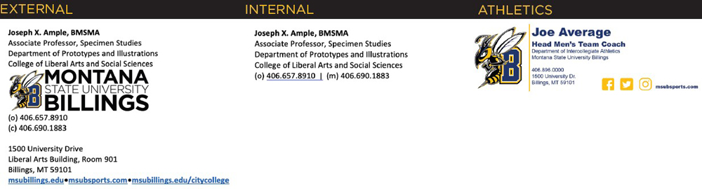 examples of email signatures