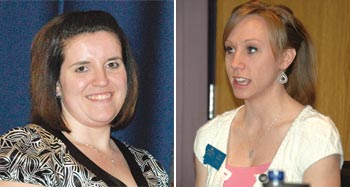 Kayla Miller and Sarah Jackson