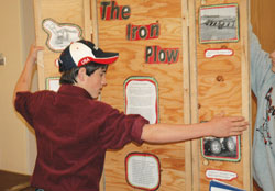 photo of iron plow exhibit