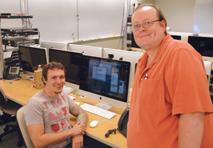 Ambrose Tayler with instructor Brumley