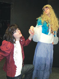 MSUB students performing a romp through Shakespeare's plays