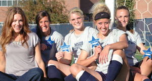 Womens soccer team at MSUB