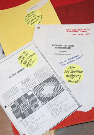 teaching materials for Macs in the 1980s