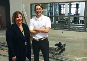 Jeannie and Ben in the SUB