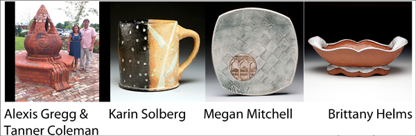 Resident Ceramic Artists' work