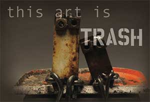 this art is TRASH art piece