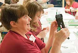 Julie Balback, one of the student participants