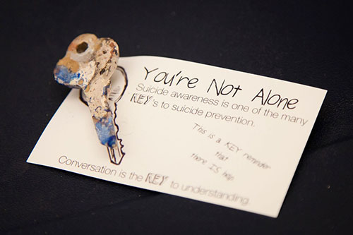 You're Not Alone Suicide Prevention