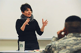 a faculty member teaches a class