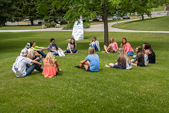 outdoor Orientation session at MSU Billings