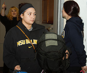 Members of the MSUB Service Saturday