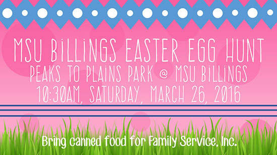 MSU Billings Easter Egg Hunt