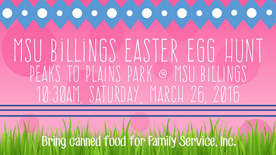 MSU Billings Easter Egg Hunt