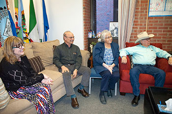 Jeffrey Sanders, Christine Shearer, Bernadette, Fred Charette