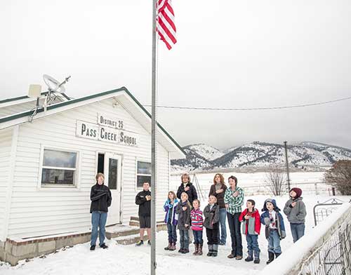 Neil Chaput De Saintonge and Keith Graham, Pass Creek School, 2014, Digital inkjet print, 22" x 28"