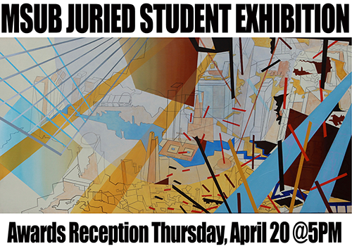 Student artshow postcard