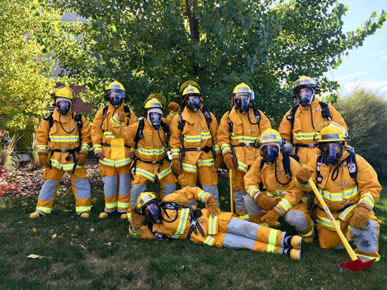 Fire Science students at City College
